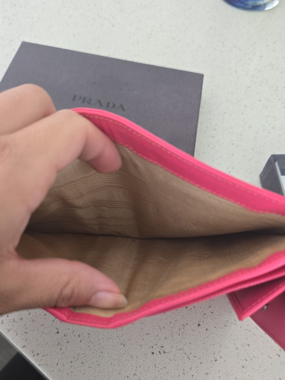 Prada Hot Pink Bifold Wallet - Picture 12 of 13